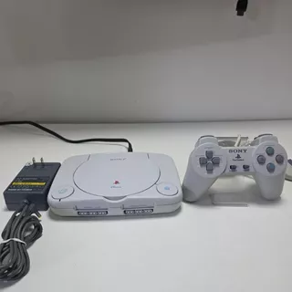 Console PS1 Sony Usado + Controle + Fonte + 3 Jogos (Dragon Ball, Gex, Duke Nukem)