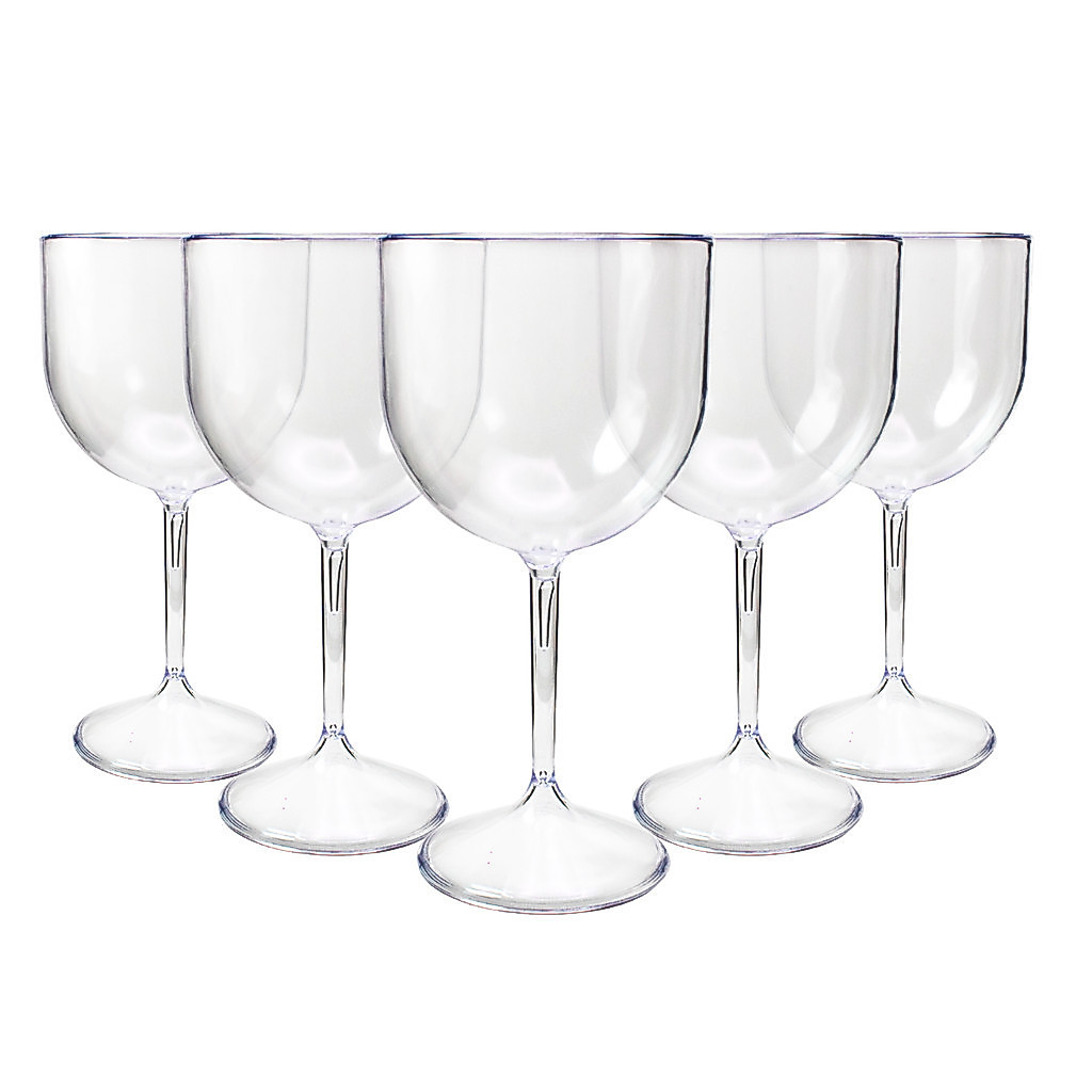 Taças De Acrílico Gin Cristal 450 Ml - 15 Unidades - Festas Drinks