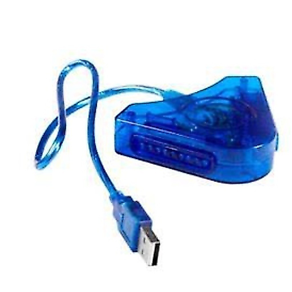 Adaptador USB Duplo para Controles PS1/PS2 no PC