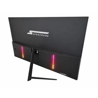 Monitor Gamer SuperFrame Precision 24" 260Hz 1ms Full HD - Seminovo Preto/Branco Com e sem detalhes