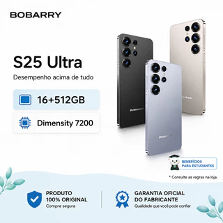 Celular Smartphone S25 Ultra 5G NFC 16+512GB 5000 mAh dual-SIM Android 15 processador Octa-core