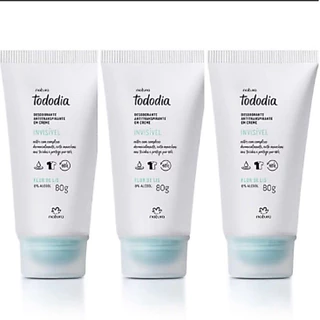kit com 3 Natura Tododia Desodorante em Creme Flor de Lis