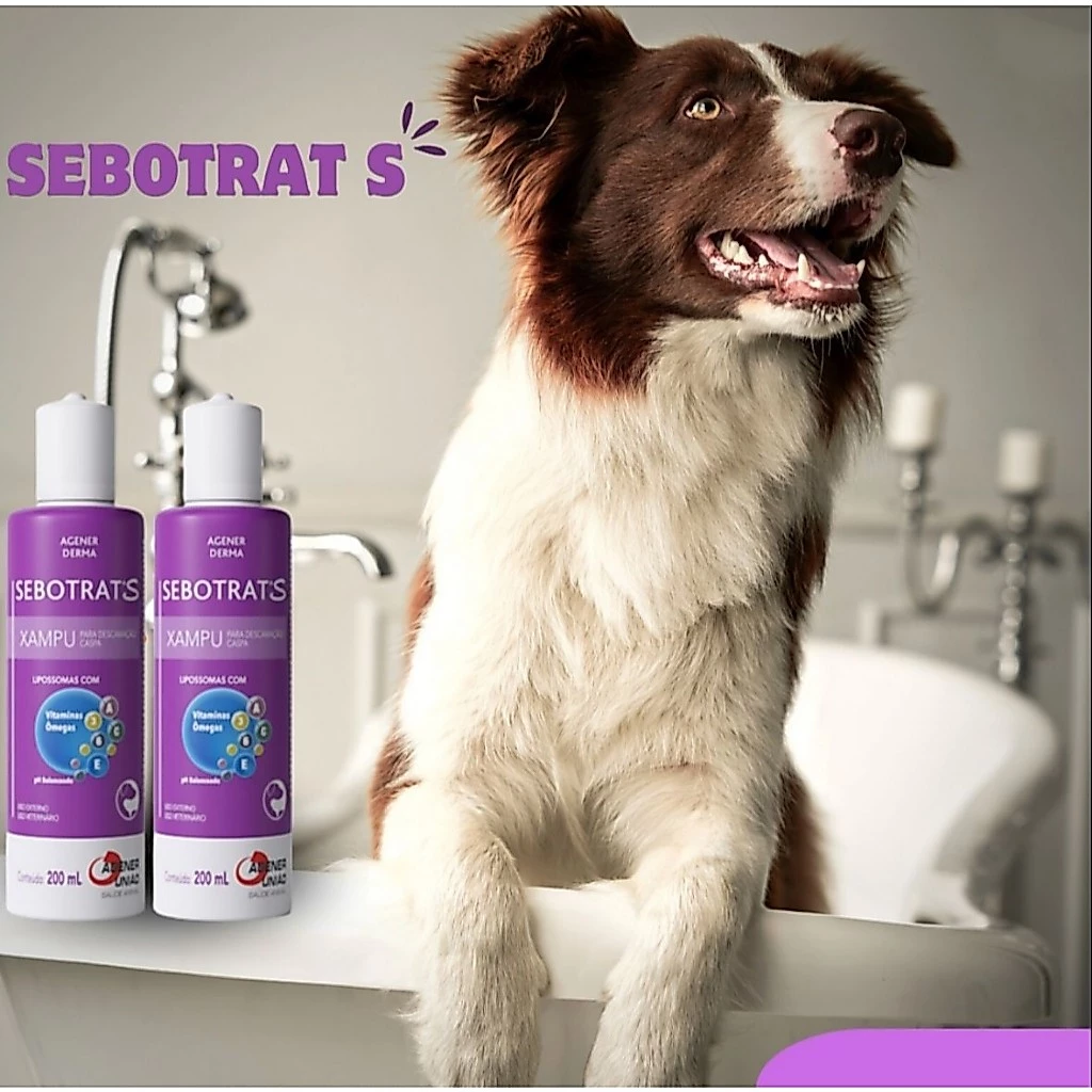 Shampoo Sebotrat S Dr. Clean Cães e Gatos 200 ml