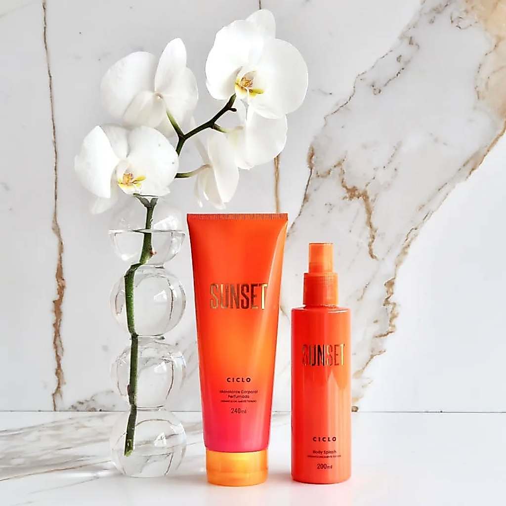 Sunset Ciclo Cosméticos Kit: Hidratante + Body Splash