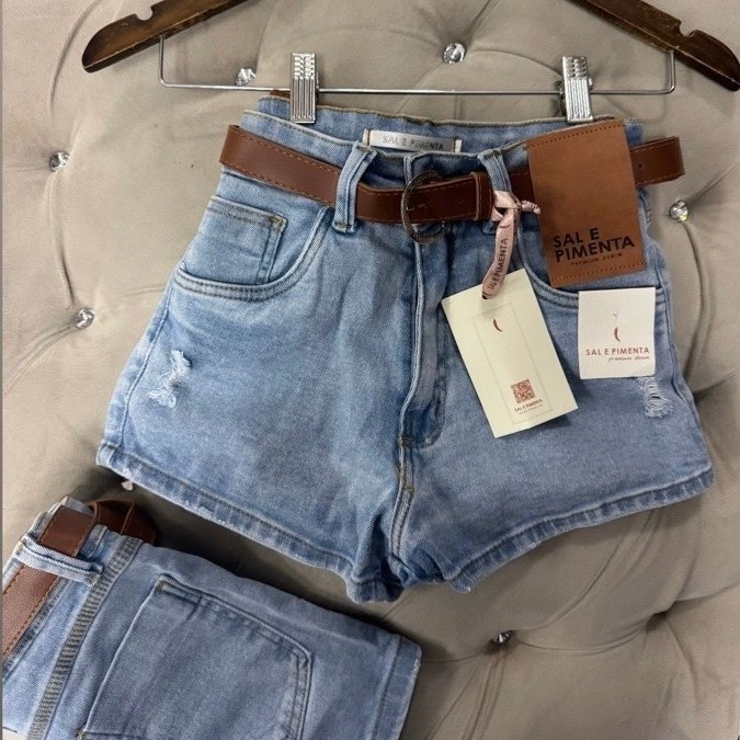 Short Sal e Pimenta 🌶️ | Shopee Brasil