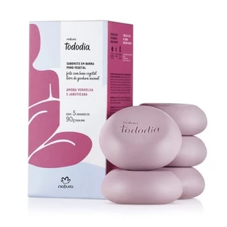 Sabonete em Barra Natura Tododia Amora Vermelha e Jabuticaba - Limpeza Suave e Hidratação Natural