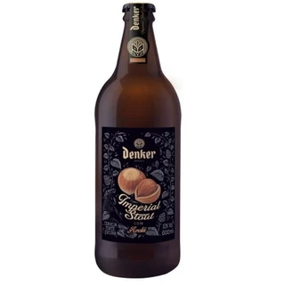 Cerveja Artesanal Denker Avelã Imperial Stout preta 600ml