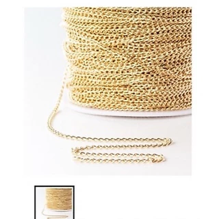5 METROs Corrente Dourada Ferro 2mm e 3mm Montagem de Bijuteria Brincos Colares Pulseiras