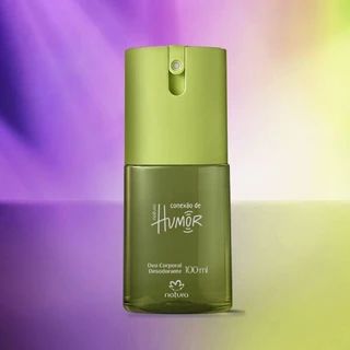 Desodorante Corporal Masculino Natura Conexão de Humor 100ml - Proteção e Perfumação com Fragrância Amadeirada Frutal