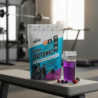 Isotonico 1kg Shark Pro Com Vitaminas e Sais Minerais - Sabor Açaí C/Guaraná