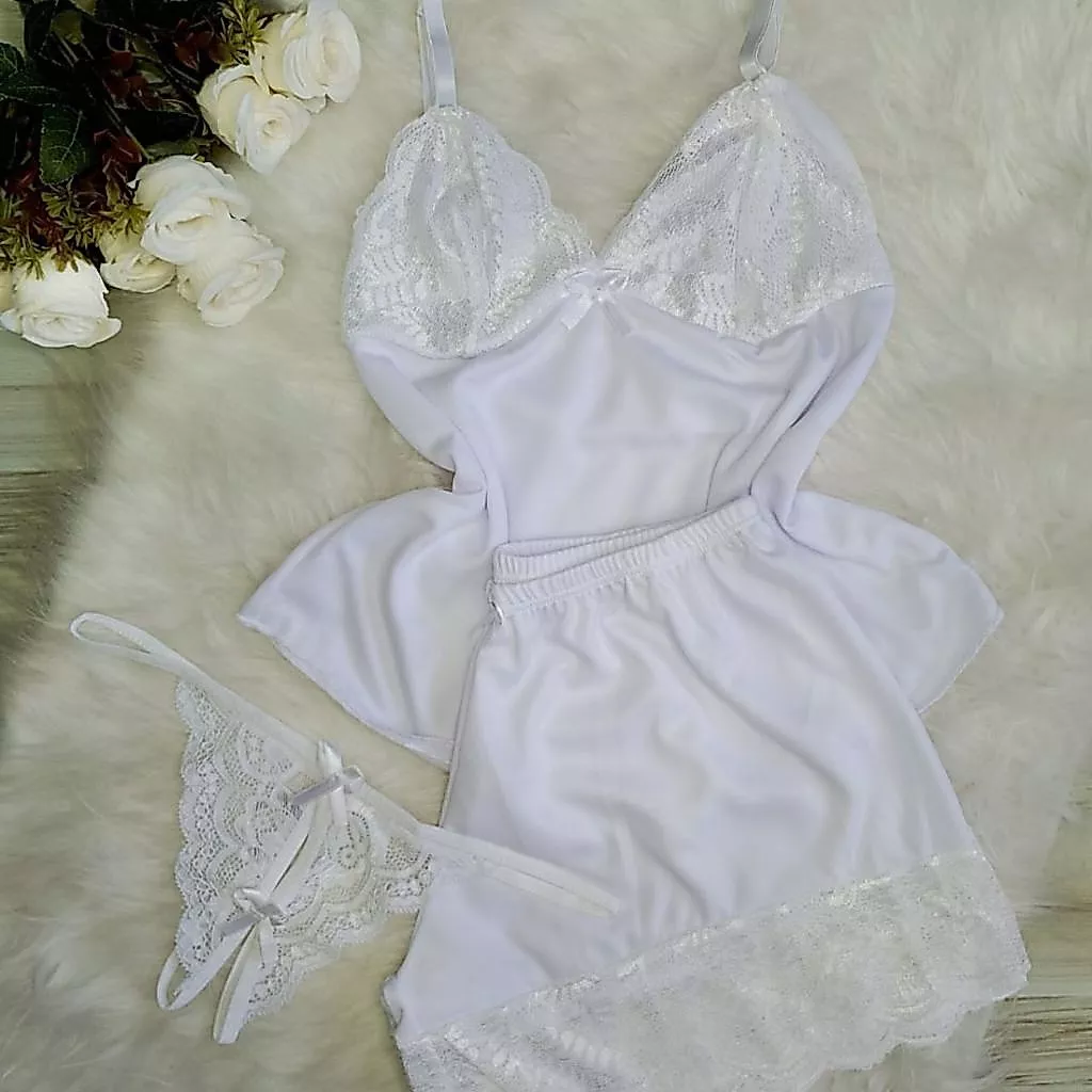 KIT 1 Baby Doll Sexy y 1 Braga Fio Sexy Apressadinha