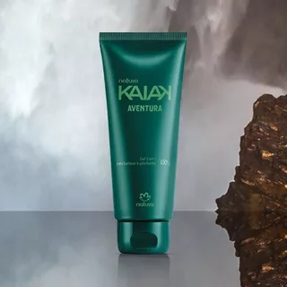 Gel 2 em 1 para barbear e pós barba Kaiak Aventura 100 g