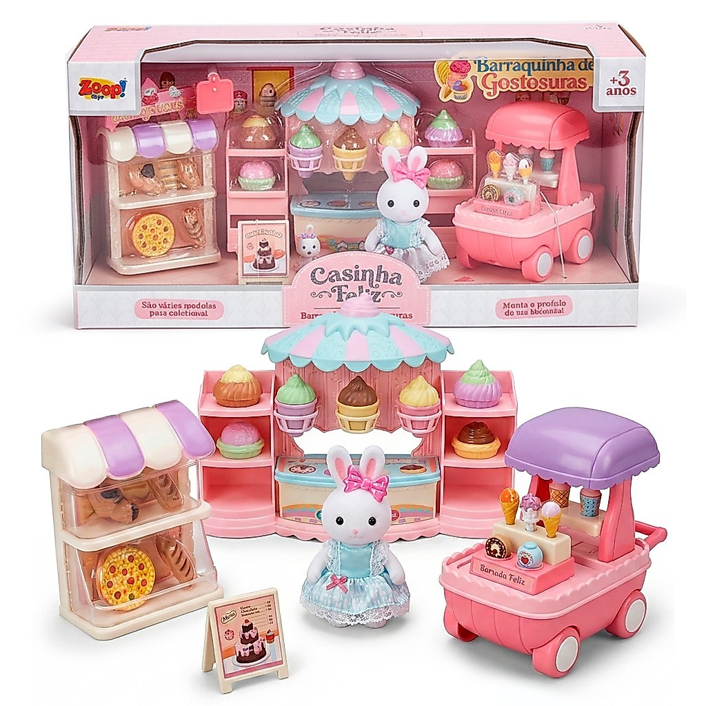 Barraquinha De Gostosuras Casinha Feliz Barraca De Doces Com