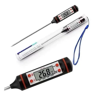 Kit 1/2/3/4 Termômetros Culinário Tipo Espeto Digital De Cozinha