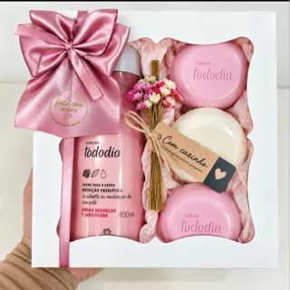 Kit Presente Feminino e Masculino Natura O Boticário | Hidratante + Sabonete | Presente Aniversário