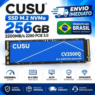 SSD M.2 NVMe CUSU 256GB 3200MB/s 2280 PCIE 3.0.
