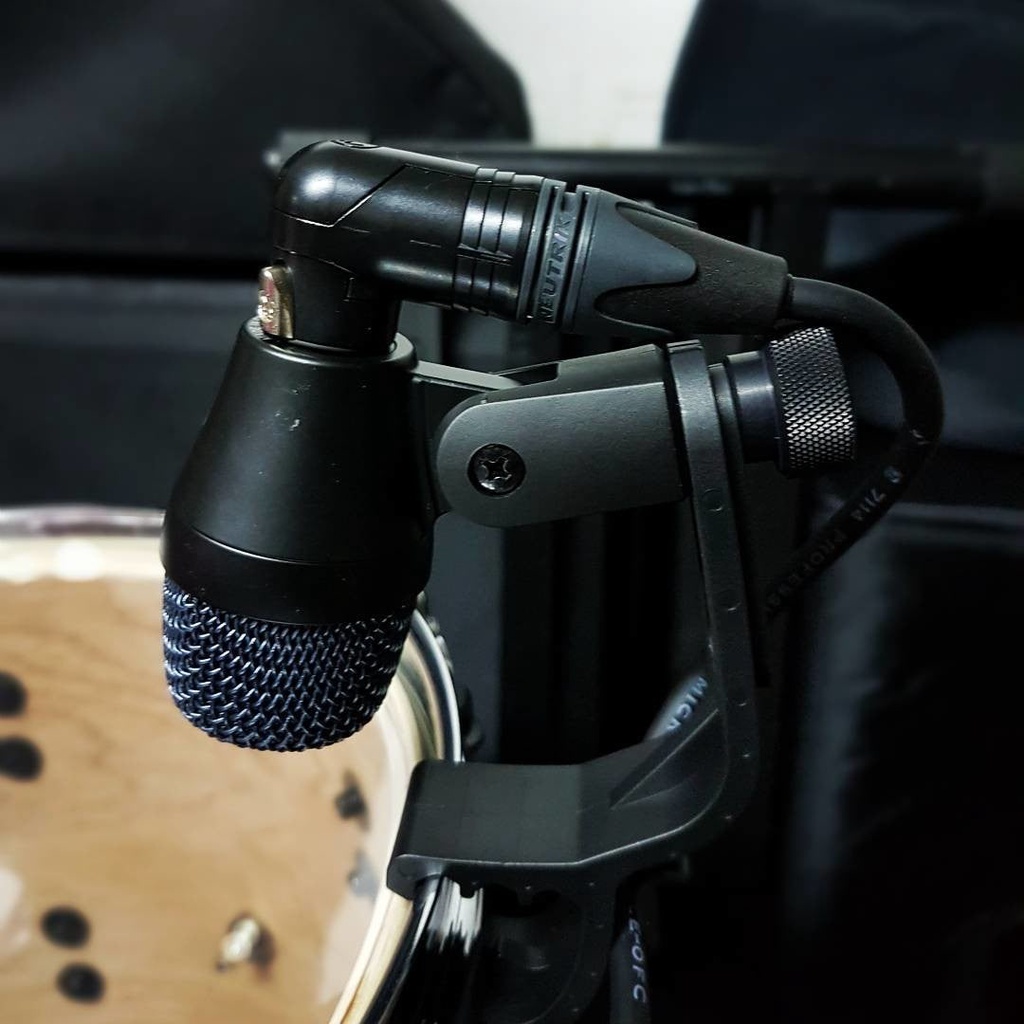 E904 sennheiser Microfone De Instrumento Dinâmico Cardioide Tambor