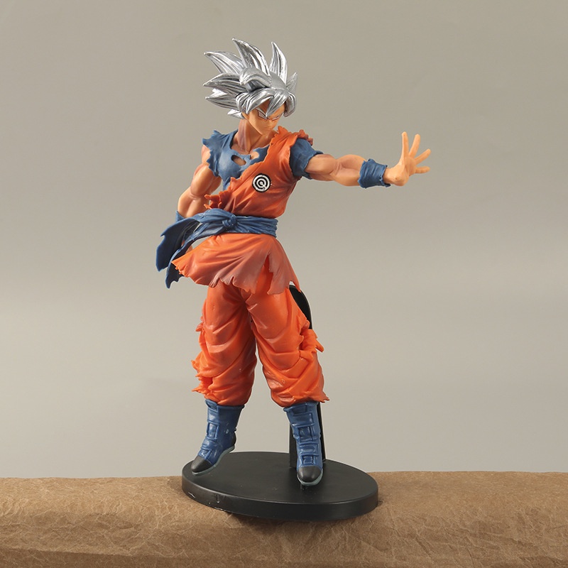 Boneco Blocos De Montar Goku Instinto Superior Dragon Ball - Mega