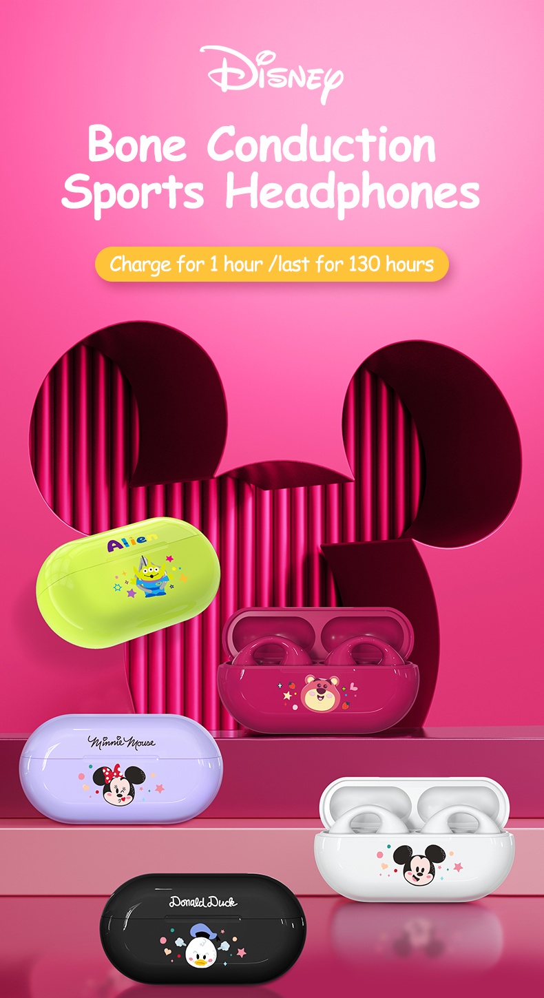 Fones de Ouvido Compact Bluetooth Original Disney – Magia e Imaginacao