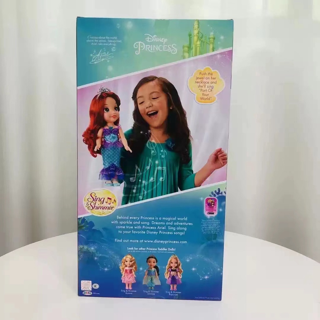 Disney Princess Sing and Shimmer Toddler Doll - Ariel Disney Princesa ...