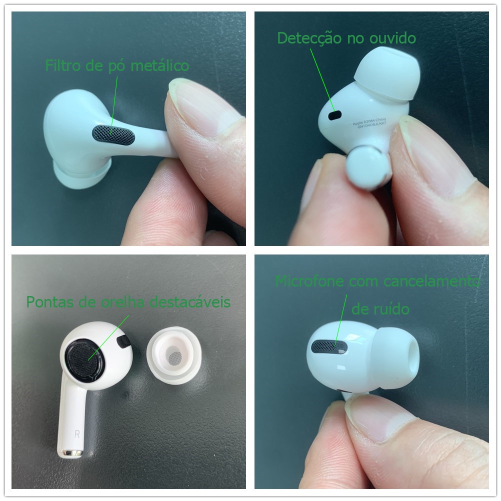 Original AirPods Pro TWS Originais Fones De Ouvido Bluetooth Para