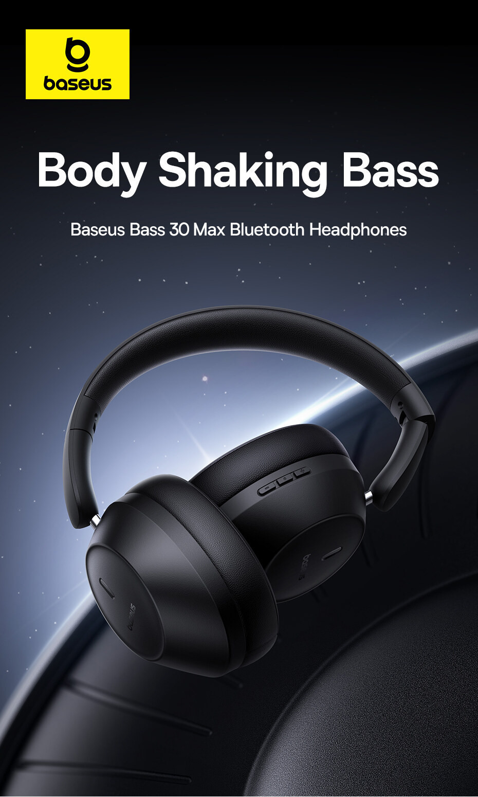Baseus Bass 30 Max Sem Fio Bluetooth-30dB Fone De Ouvido Com ...