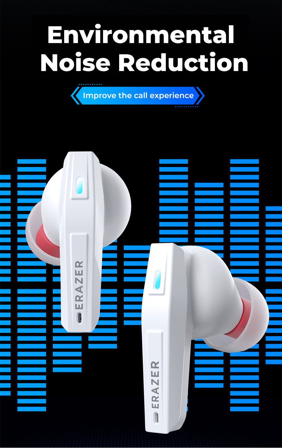 Erazer XT86 Pro Gaming Fone De Ouvido Bluetooth Sem Fio De Baixa ...