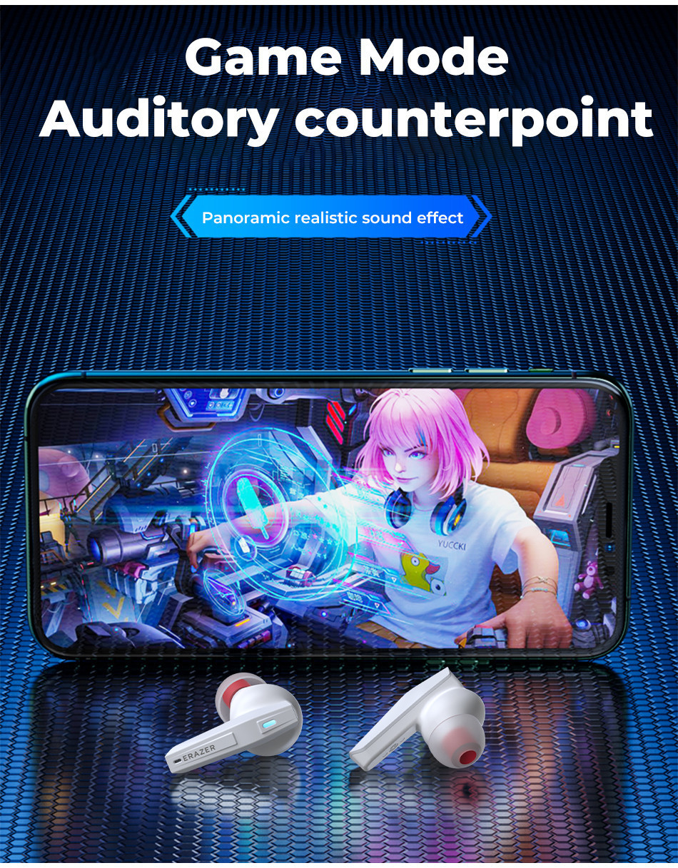Erazer XT86 Pro Gaming Fone De Ouvido Bluetooth Sem Fio De Baixa ...