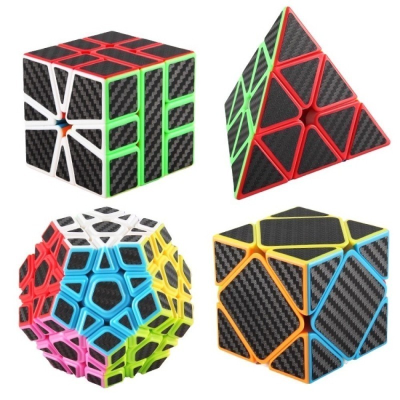 Set cub magic QiYi 4 In 1, Megaminx, Pyraminx, Skewb, Mastermorphix