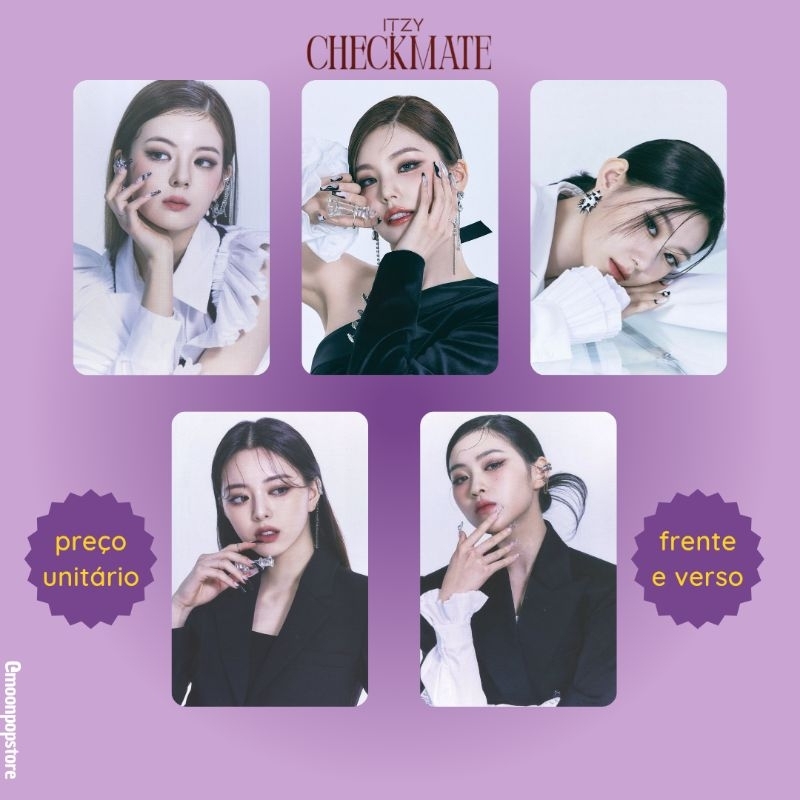 Photocard Kpop Itzy Cheshire/ Checkmate - VALOR POR UNIDADE