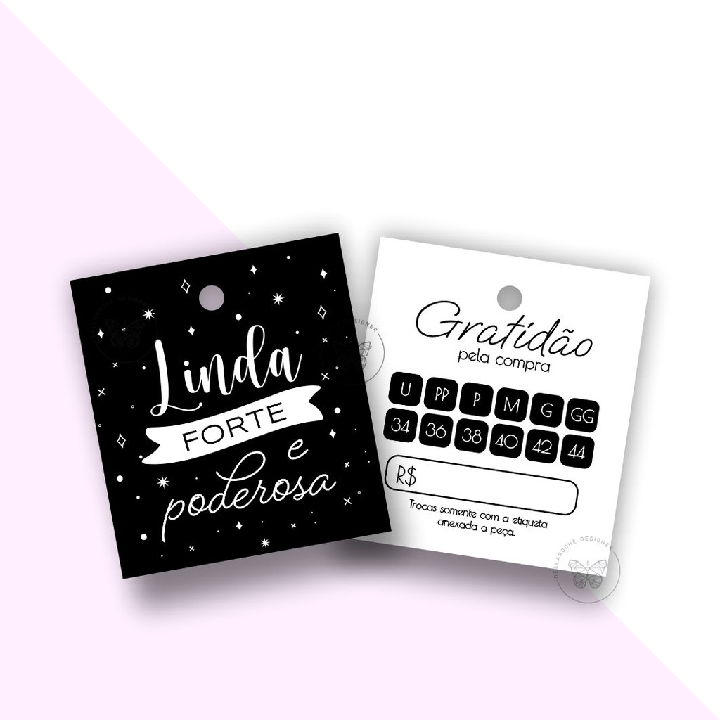 1000 mini tags personalizadas para roupas - ARTE GRÁTIS | Shopee Brasil