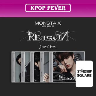 [STARSHIP POB] MONSTA X REASON Jewel ver. 12th MINI ALBUM CD PHOTOBOOK PHOTOCARD SEALED