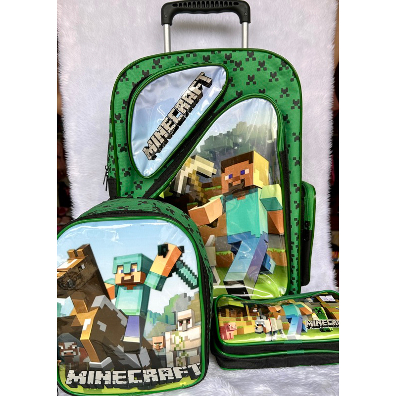 MOCHILA MINECRAFT KIT | Shopee Brasil