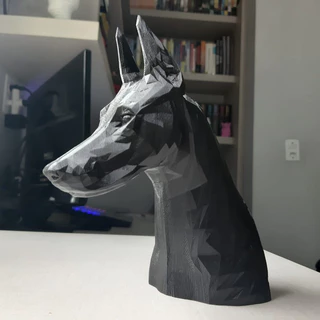 Busto Dobermann - Impressão 3D