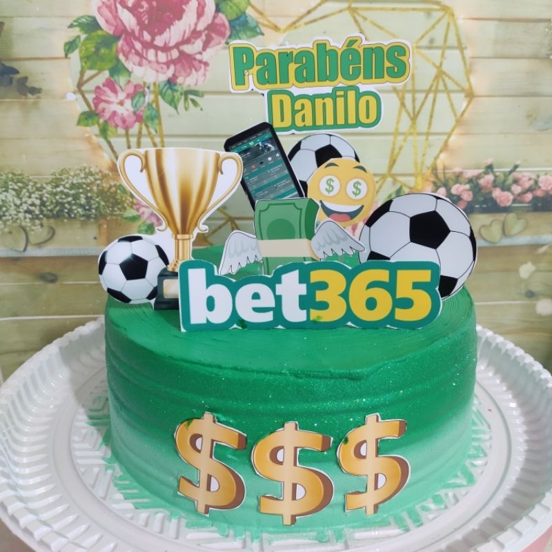 Topo de Bolo Bet 365, Loja Papelô