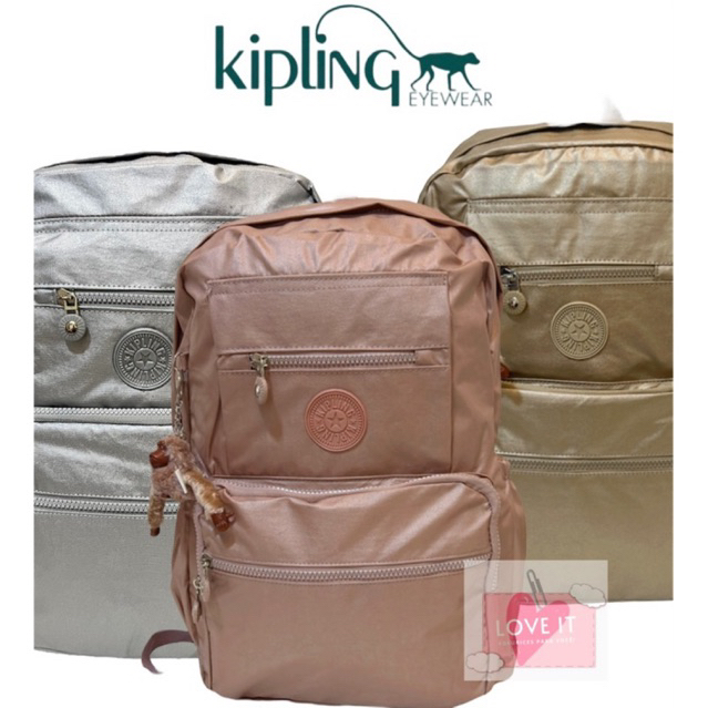 Mochila Kipling Metalizada Mochila Masculina Barbiee E Feminina Casual Bolsas De Computador