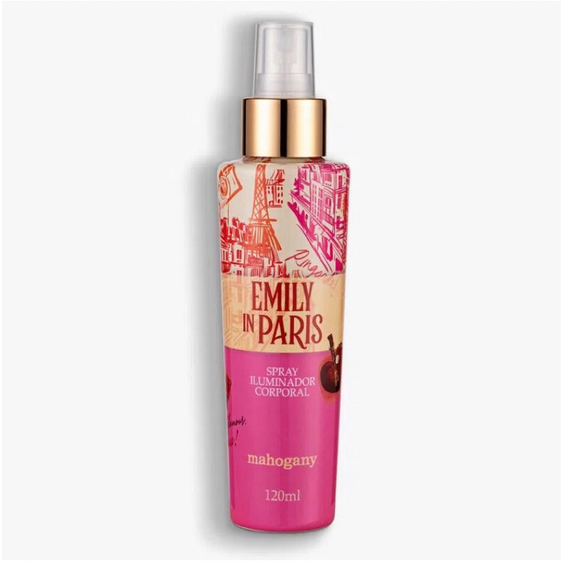 kit Emily in Paris Spary iluminador Corporal 120 ml + Hidratante