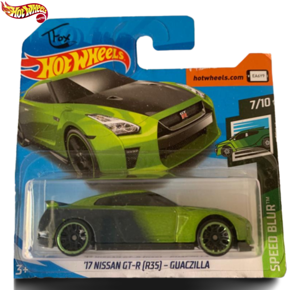 HOT WHEELS 17 NISSAN GTR GUACZILLA **CARTELA LONGA** | Shopee Brasil