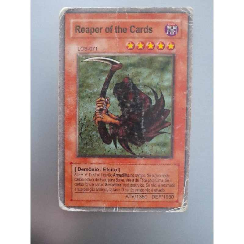 Mini Card Raro Yugioh TCG - Reaper of the Cards | Shopee Brasil
