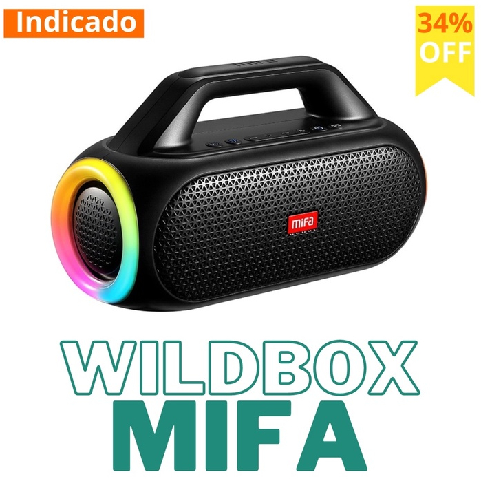 Caixa de Som Potente Mifa Wildbox Original 60w Envio Imediato | Shopee ...