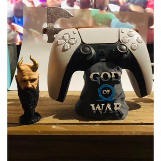 porta controle suporte de controle ps4 ps5 Deus da guerra God of war ragnarok game gamer