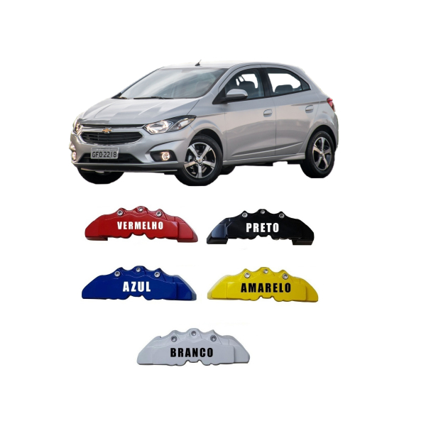Capa Pinça Freio Onix Kit 4 Peças Compatível Todos Envio rapido