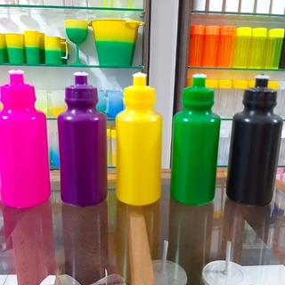 kit c/ 60 Garrafinhas Squeeze de Agua 500ml Para Personalizar
