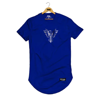 Camisa Camiseta Longline Masculina Aguia Blusa Algodao
