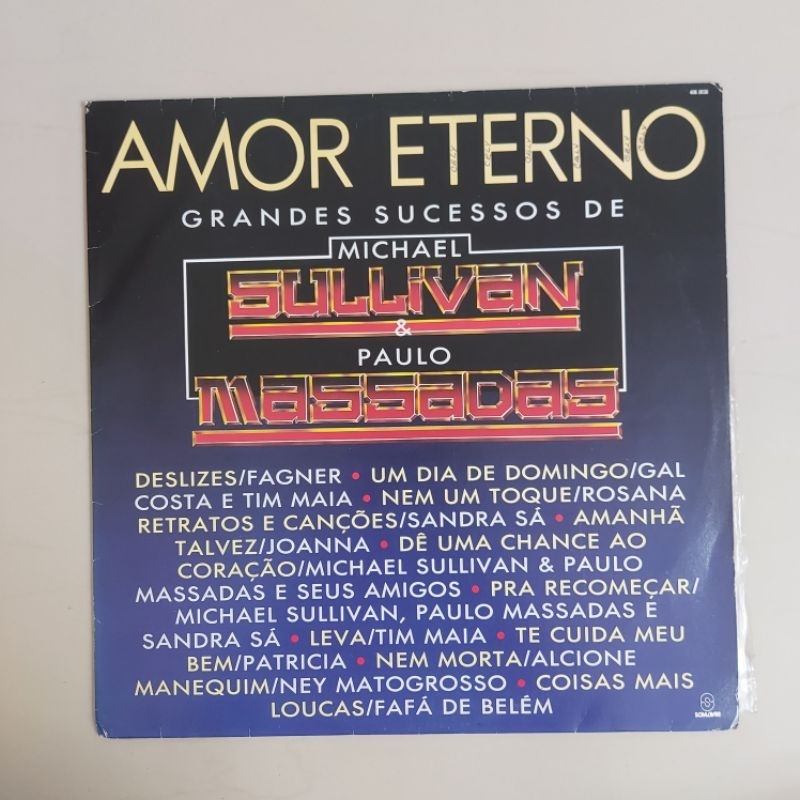 LP Michael Sullivan e Paulo Massadas Amor eterno Shopee Brasil