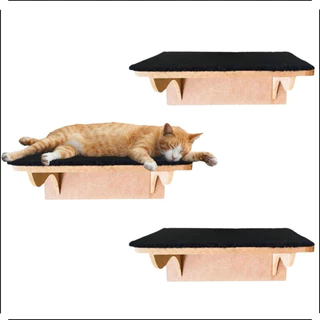 Playground para Gato Prateleira Base 3 pçs