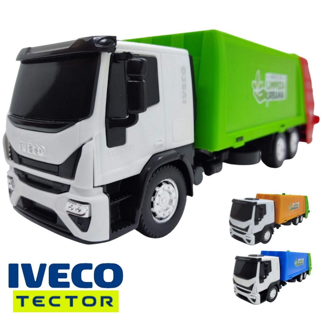 CAMINHÃO IVECO TECTOR LIMPEZA URBANA REF 342 - USUAL BRINQUEDOS