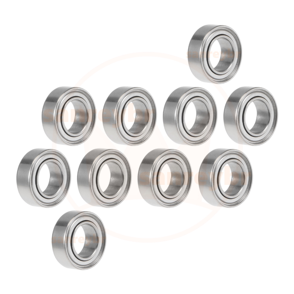 Roulements Céramique MR95-2RSC - 5x9x3 Mm - Lot De 10 - Étanches, Caoutchouc