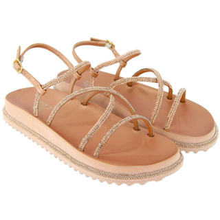 Sandália Birken Papete Strass Resistente Leve