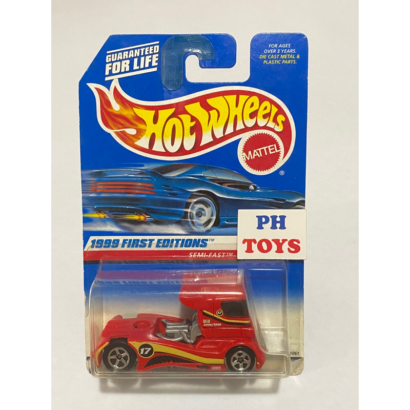 Hot wheels 1999 First Edition 8 of 26 Cars Semi Fast